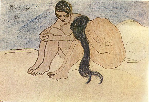 Picasso Man and Woman 1902